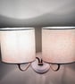 William Morris Classic Cylindrical Drum Lampshades X 2 - Image 7