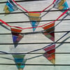 Stripey Stained Glass Bunting
