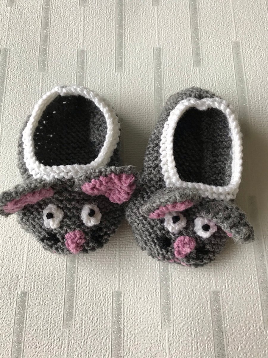 Cute kitten baby shoes