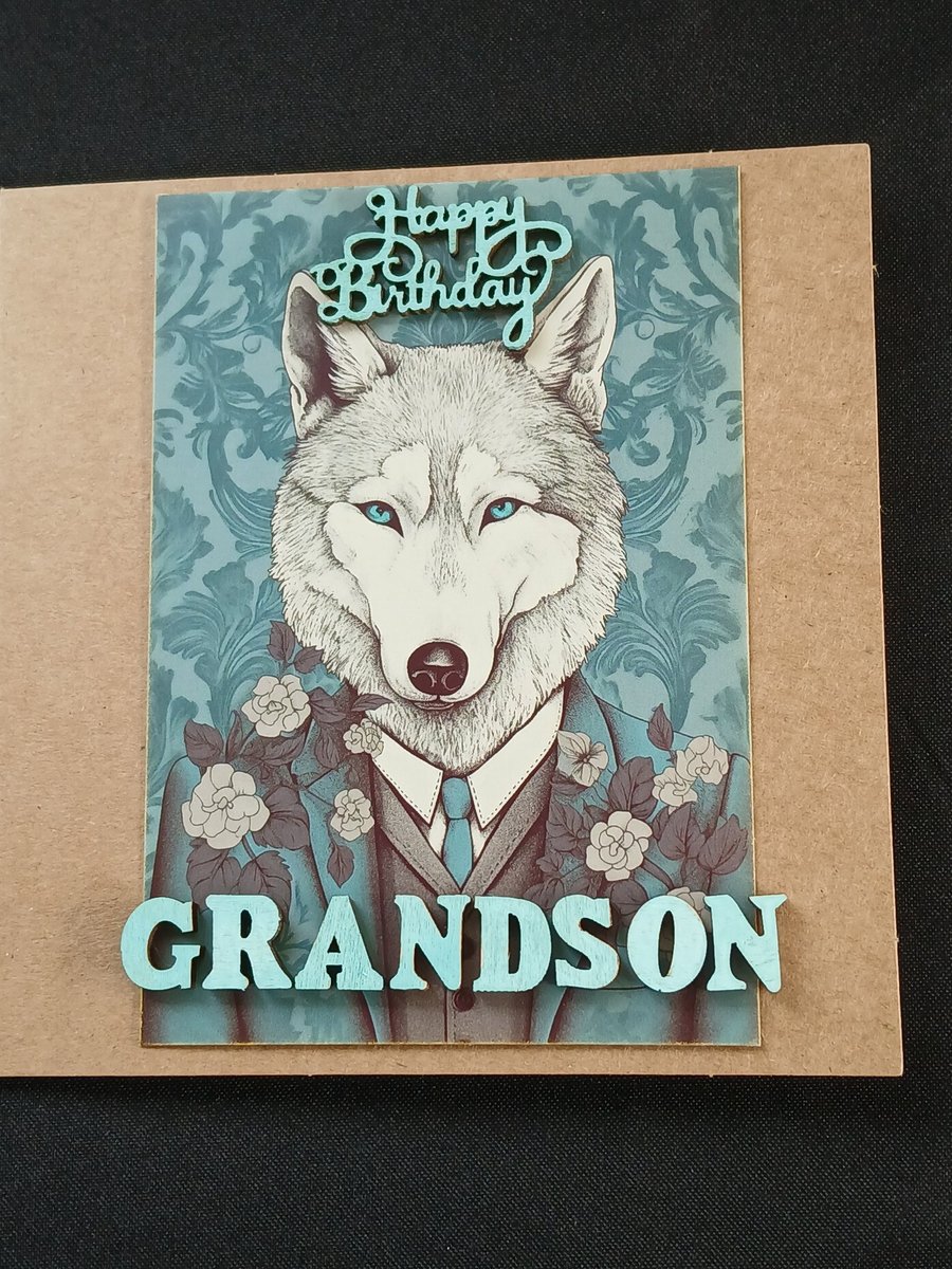Grandson birthday card 