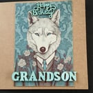 Grandson birthday card 