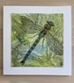 Hand painted dragonfly greetings card - Image 2