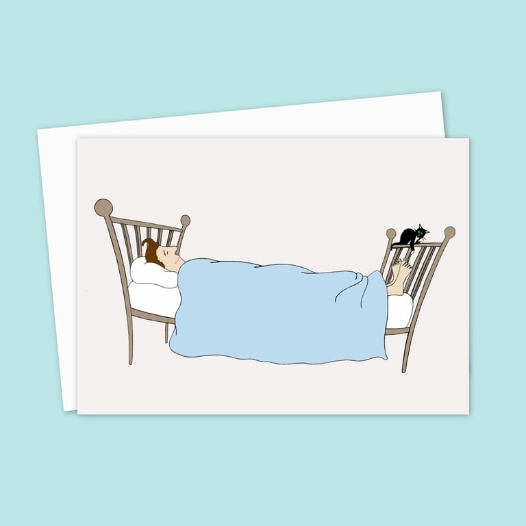 Cat Greeting Card: Ideal for a Cat Dad Birthday (109)