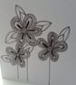 Open flower birthday card - Image 1