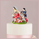 Japanese Wedding Cake topper