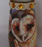 Decoupaged Owl Glass Lamp. - Image 10