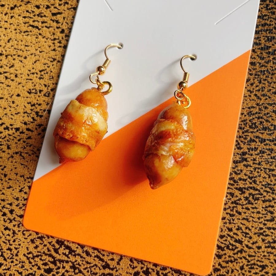 Pigs in Blanket Earrings
