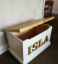 Personalised Toy Box Handmade Wooden with Soft Close Lid - Image 3