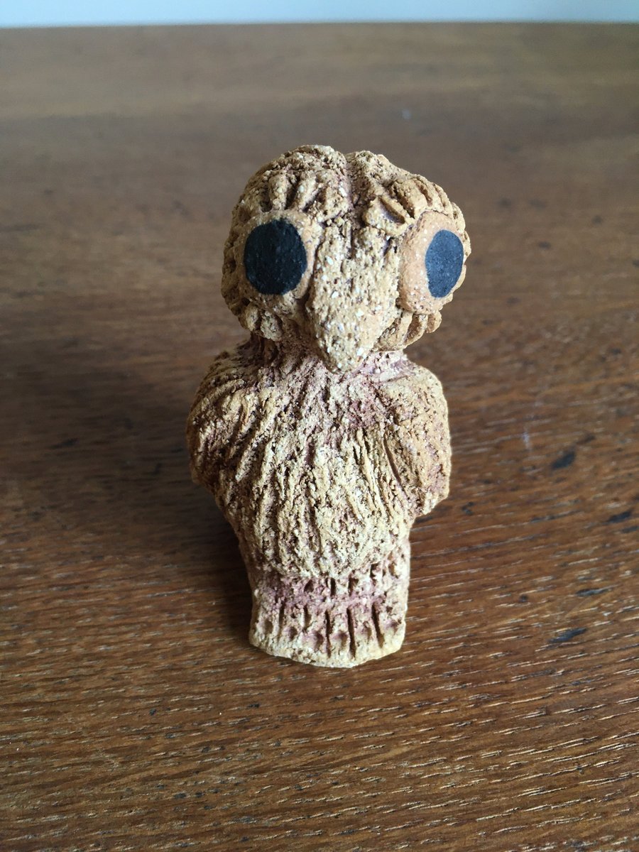 Miniature owl sculpture