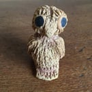 Miniature owl sculpture