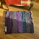 Recycled Sari silk fabric rug mat