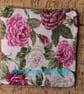 Pink & Red Roses on Pale Pink background, Corner Bookmark - Image 2