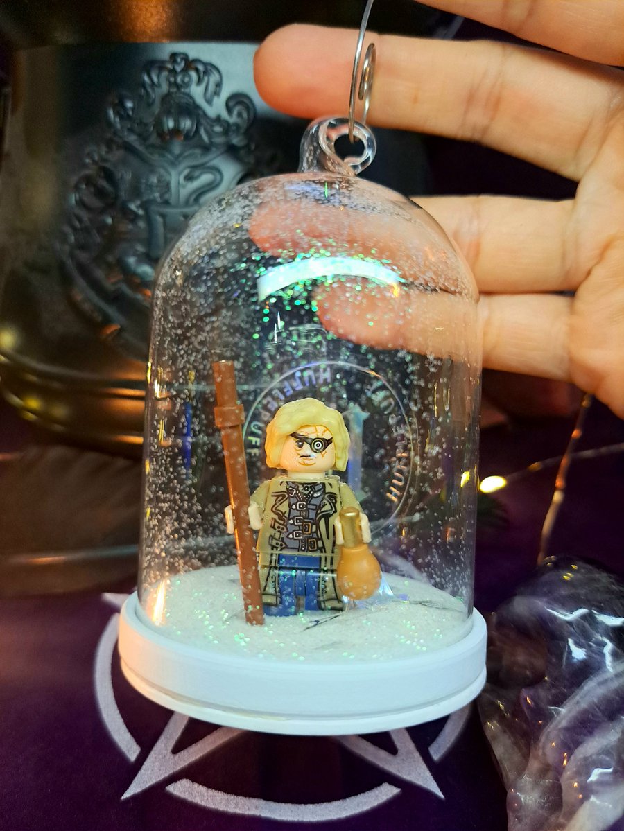 Madeye Moody Harry Potter Lego Faux Snow Globe Tree Ornament Decoration Gift