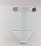 Sterling Silver Pebble Stud Earrings - Image 3
