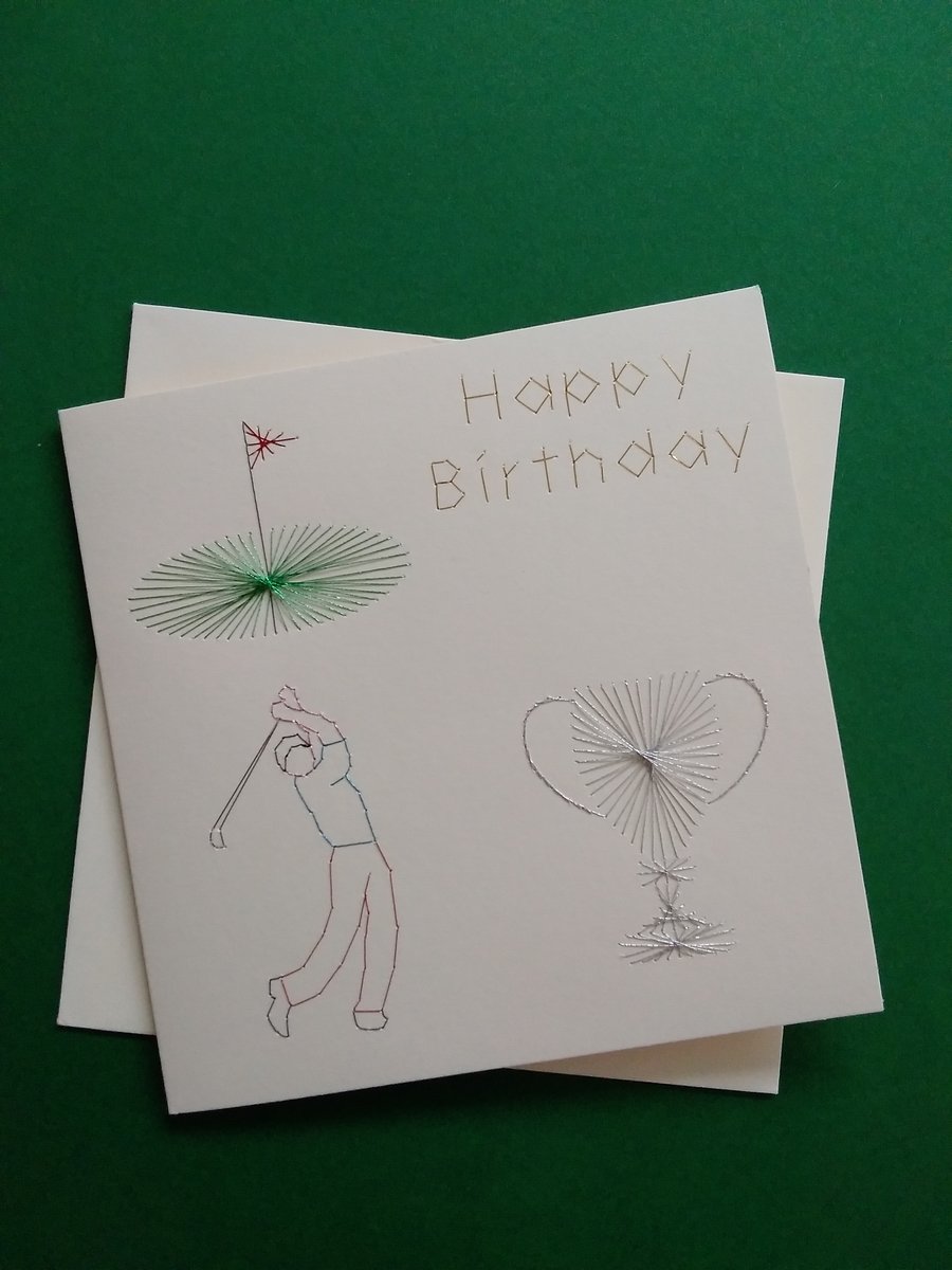 Birthday Card for the Golfer