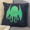 Cthulhu Inspired Appliqué Cushion