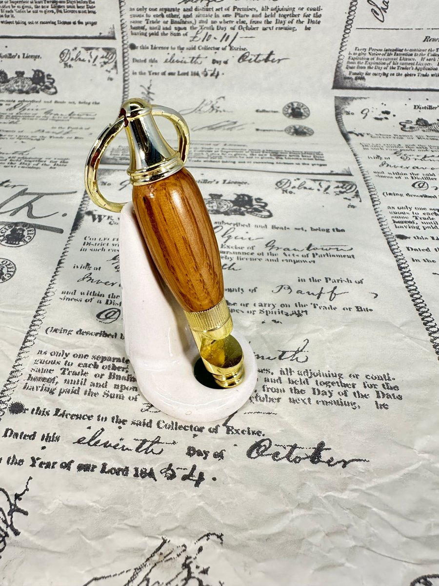 Olive Wood Bottle opener Keyring