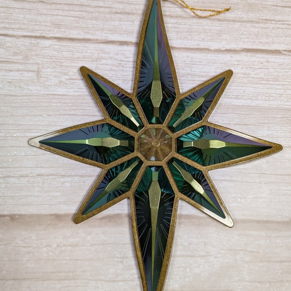 Handmade Star Ornament – Celtic Dream