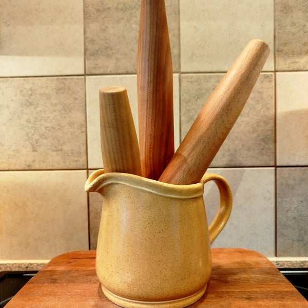 Handmade French-style Tapered Wooden Rolling Pin - Sycamore 12"