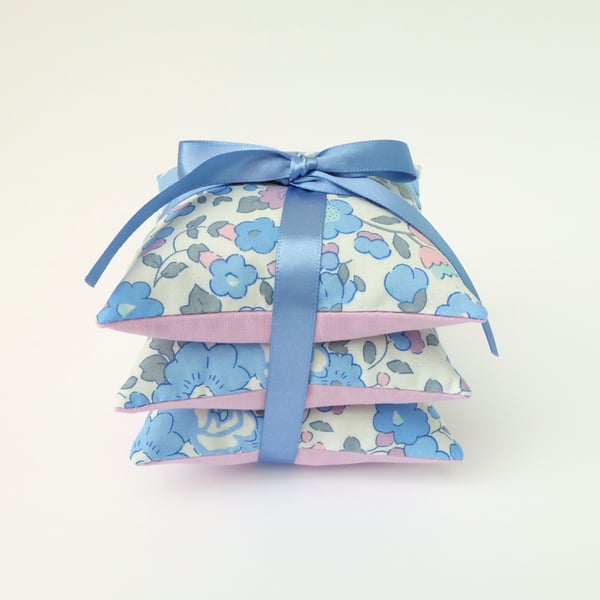 Liberty Betsy Blue Lavender Sachet Trio