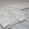 16" Baby Bobble Edged Cardigan