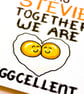 Funny Valentine's Personalised Card, Personalized Egg Valentine's Card - Image 3