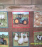 Farm Scenes Medium Jute Bag - Image 2