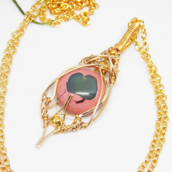 'Galaxy' Opal Gold Filled Necklace
