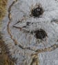 Barn Owl textile (embroidery) Artwork - Image 2