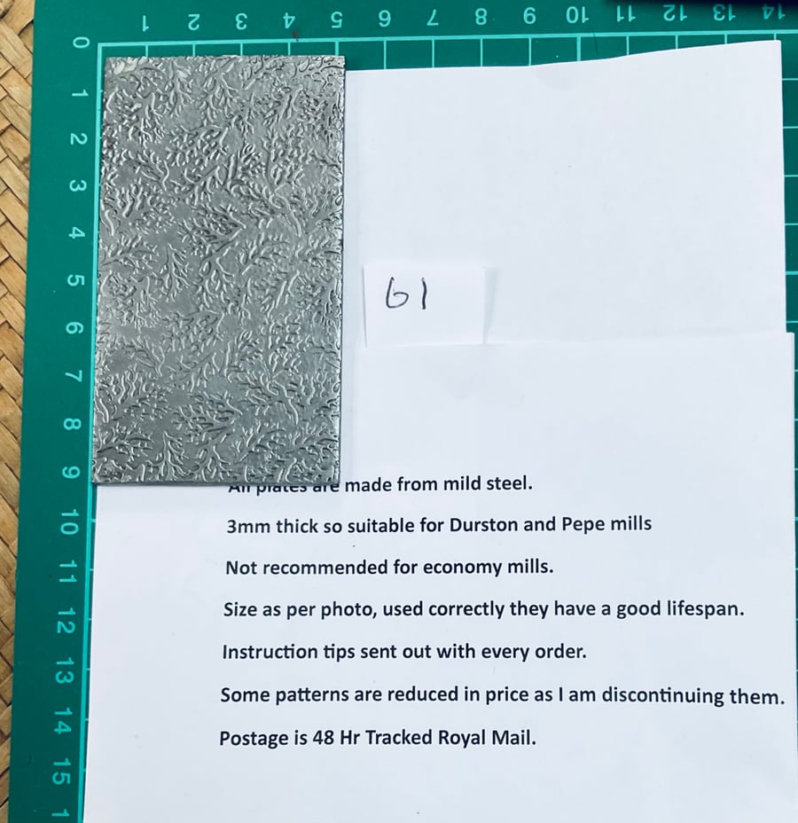 Rolling Mill Texture Plates 