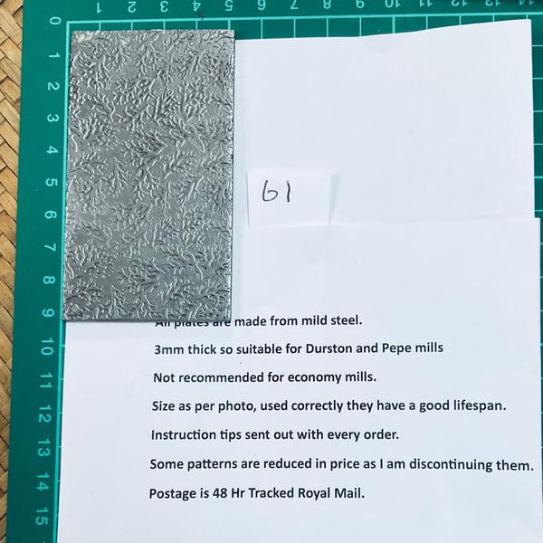 Rolling Mill Texture Plates 