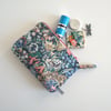 Make up, toiletries or storage bag in a vintage 1970’s Liberty print fabric.