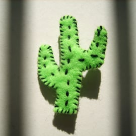 Felt Cactus Brooch