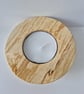 Woodturned tea-light holder, spaltic driftwood - Image 3