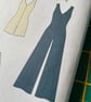 Jumpsuit Romper Robe Loungewear Sewing Pattern Size XS - XXL Threadcount Pattern - Image 5