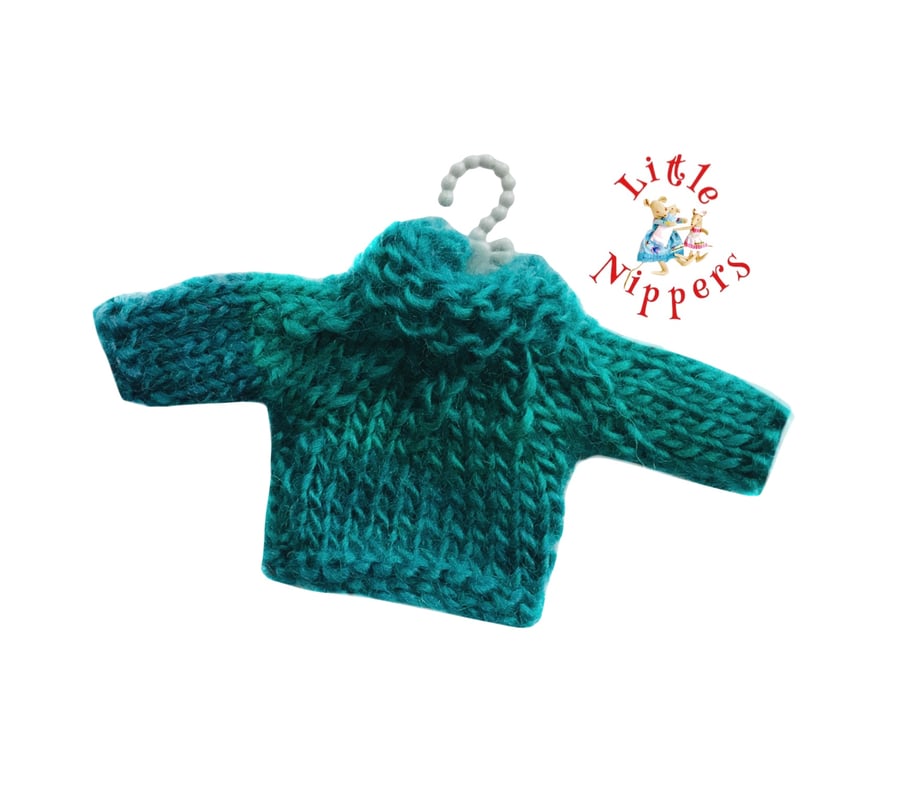 Little Nippers’ Shaded Turquoise Jumper