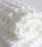Large White Crochet Baby Blanket, Newborn Baby Blanket, Baby Boy Blanket,  - Image 1