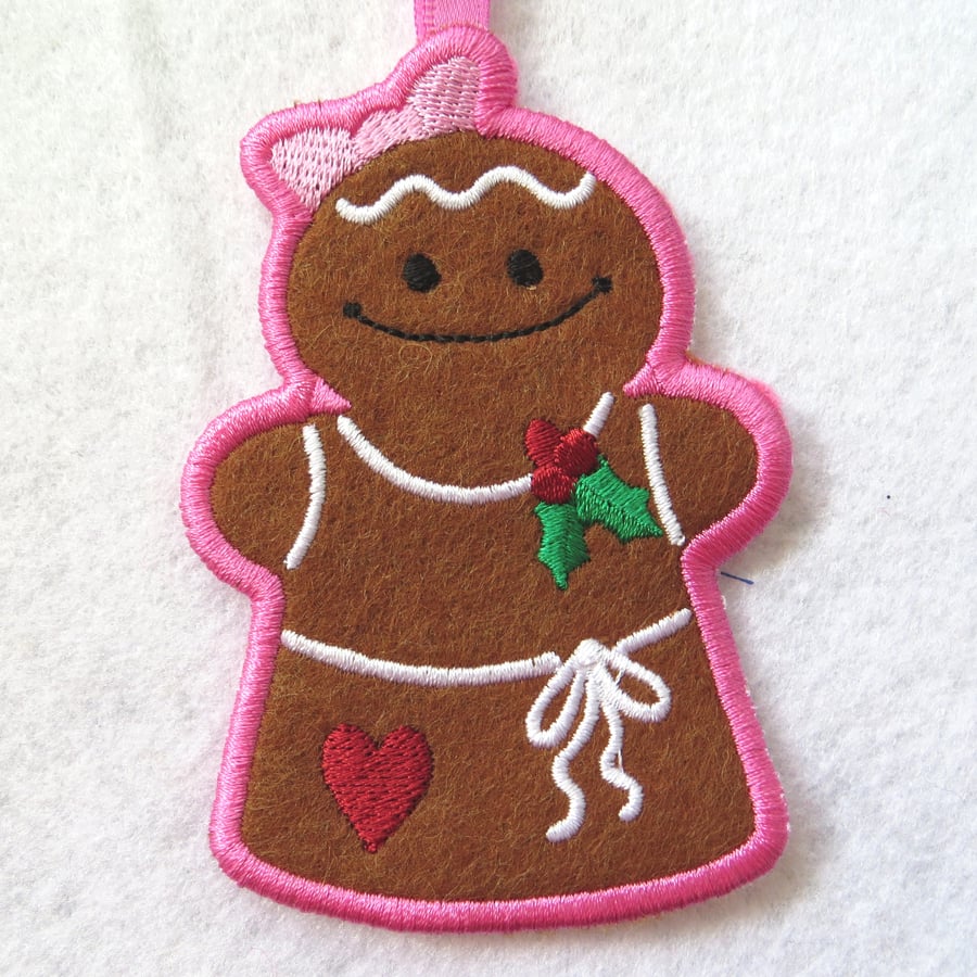 Gingerbread Woman Tree Decoration