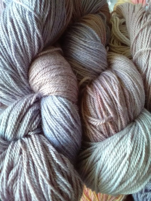 100g Hand-dyed 4PLY Baby Alpaca Silk BABY BABY!