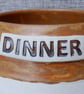Handmade small cavalier spaniel dog long eared water food bowl stoneware ceramic - Image 2