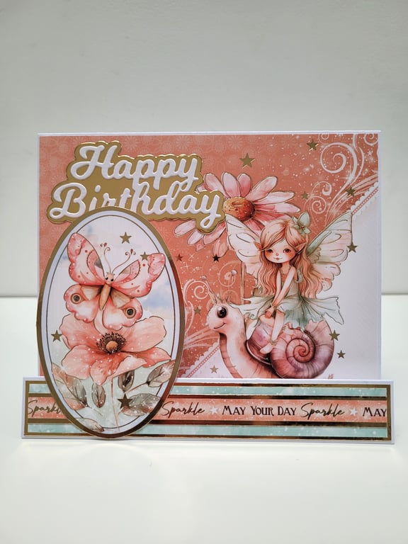 Whimsical Fairy Birthday Card