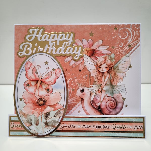 Whimsical Fairy Birthday Card
