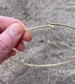 Gold Plate Choker Necklace  - Image 2