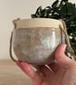 Handmade ceramic indoor hanging plant pot - Image 1
