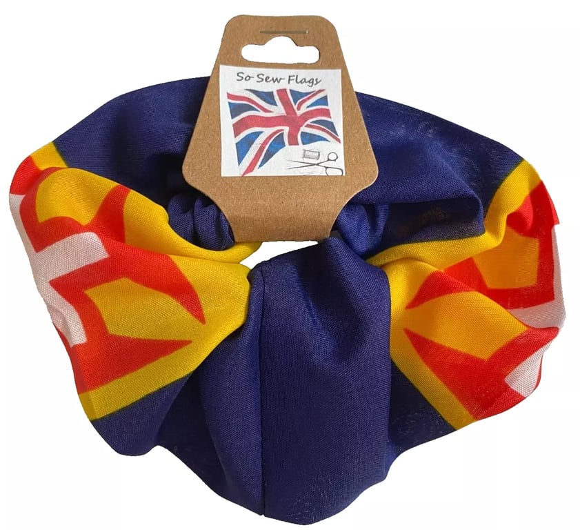 Madeira Portugal Flag Hair Scrunchie Scrunchies Accessory Band Elastic