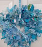Baby Boy Heart Shaped Rag Wreath - Image 2