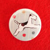 Flying Fox Terrier Dog Badge
