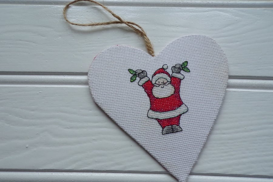 Christmas Decoration, Christmas Heart, Father Christmas