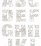 Personalised Decorative Floral Alphabet Art Digital Print - Image 5