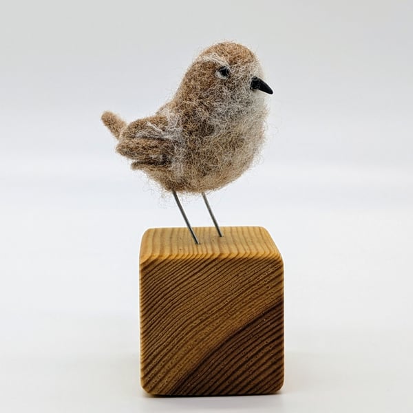 Needle felted Wren 